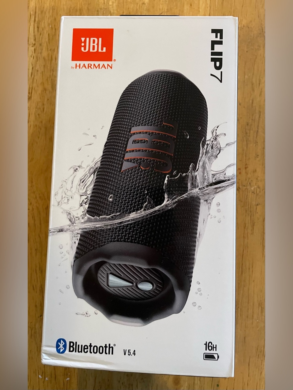 JBL Flip 7 | Portable Bluetooth Speaker | Black | NiB / sealed